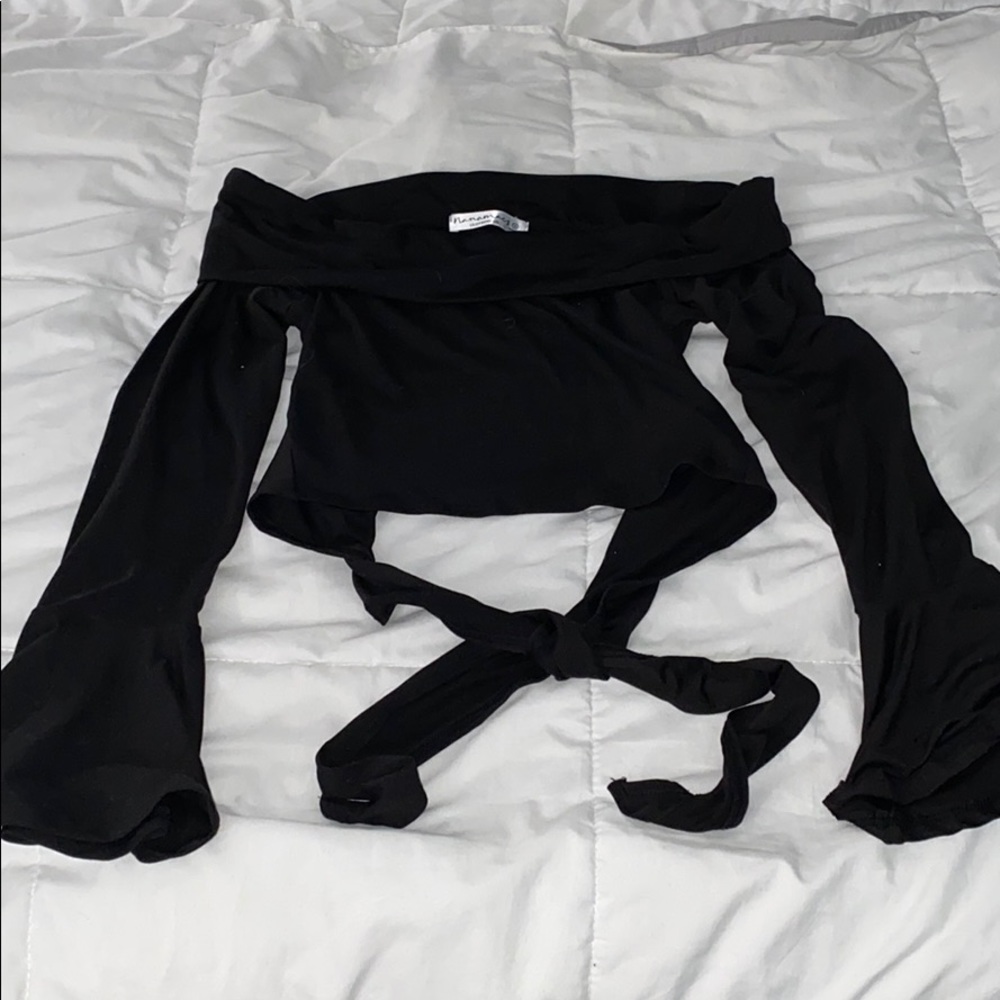 Off Shoulder Crop Top